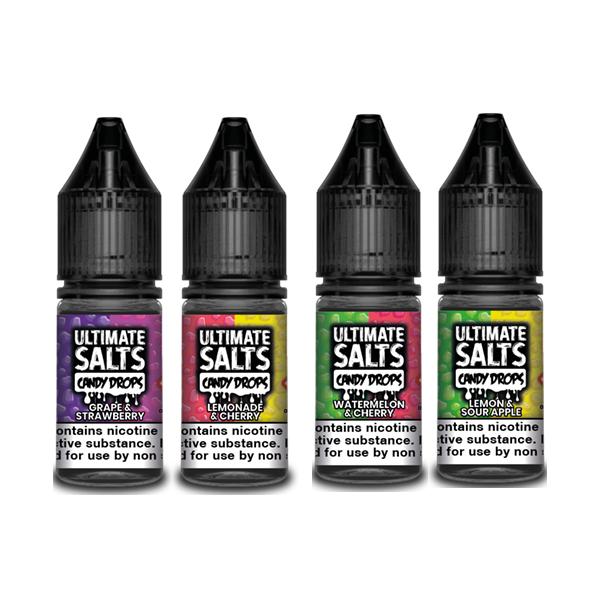 10MG Ultimate Puff Salts Candy Drops 10ML Flavoured Nic Salts Nic Shots & Salts 7