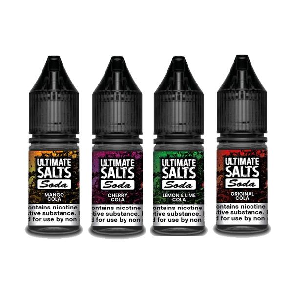 10MG Ultimate Puff Salts Soda 10ML Flavoured Nic Salts (50VG/50PG) Nic Shots & Salts 6