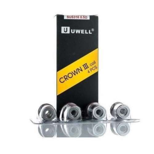 <a href="https://wvvapes.co.uk/uwell-crown-3-coils-0-25-0-4-0-5-ohms">Uwell Crown 3 Coils – 0.25/0.4/0.5 Ohms</a> Vaping Products