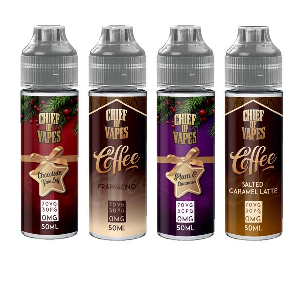 Chief of Vapes Coffee Range 50ml Shortfill 0mg (70VG/30PG) 50ml Shortfills 6