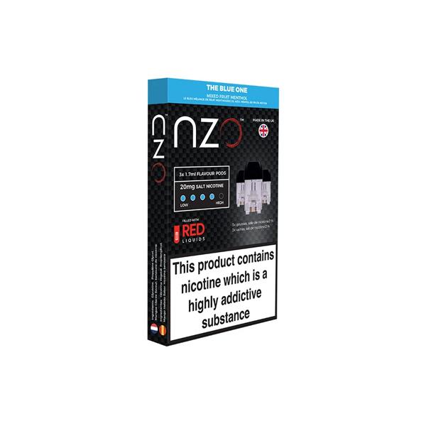 NZO 20mg Salt Cartridges with Red Liquids Nic Salt (50VG/50PG) Vaping Products 6