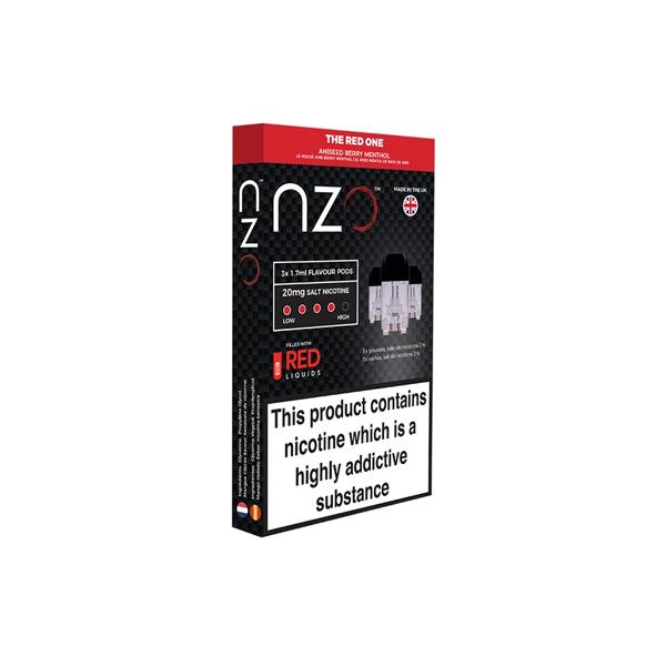 NZO 20mg Salt Cartridges with Red Liquids Nic Salt (50VG/50PG) Vaping Products 11