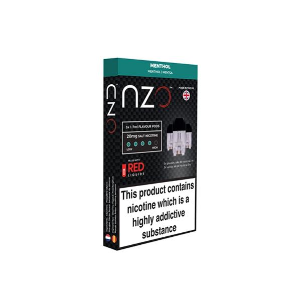 NZO 20mg Salt Cartridges with Red Liquids Nic Salt (50VG/50PG) Vaping Products 10