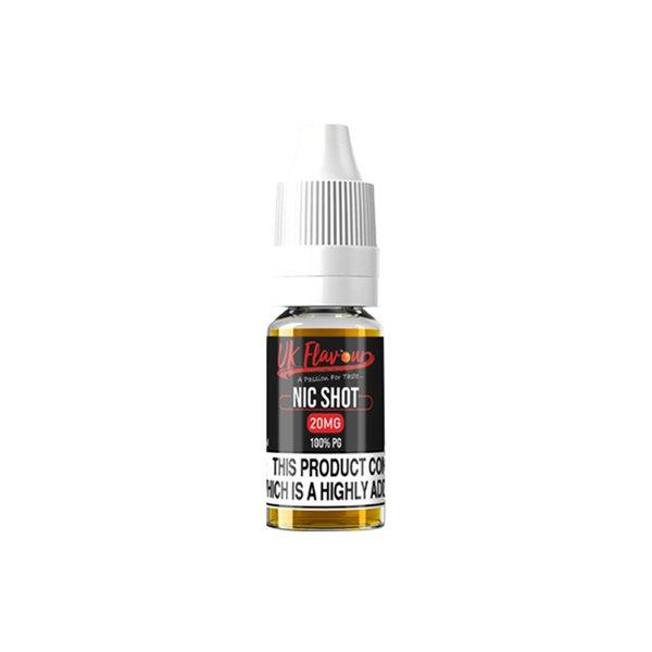 UK Flavour Nic Shot 20mg 10ml (100PG) E-liquids 2