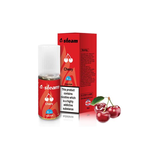 A-Steam Fruit Flavours 12MG 10ML (50VG/50PG) E-liquids 10