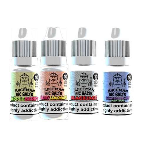 <a href="https://wvvapes.co.uk/10mg-the-juiceman-10ml-flavoured-nic-salt-50vg-50pg">10mg The Juiceman 10ml Flavoured Nic Salt (50VG/50PG)</a> Nic Shots & Salts