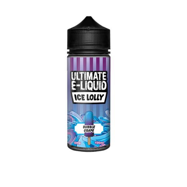 Ultimate E-liquid Ice Lolly by Ultimate Puff 100ml Shortfill 0mg (70VG/30PG) 100ml Shortfills 7