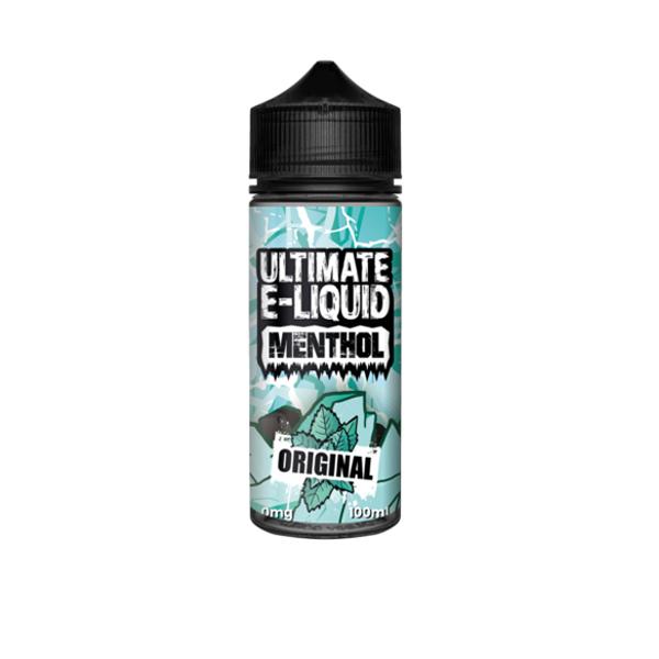 Ultimate E-liquid Menthol by Ultimate Puff 100ml Shortfill 0mg (70VG/30PG) 100ml Shortfills 3