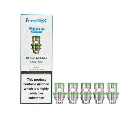 <a href="https://wvvapes.co.uk/freemax-fireluke-22-replacement-mesh-coils-mtl-1-5ohms-dtl-0-5ohms">FreeMax Fireluke 22 Replacement Mesh Coils MTL 1.5ohms/DTL 0.5ohms</a> Vaping Products
