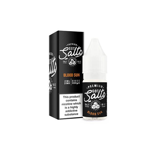 20MG Premium Got Salts 10ML Flavoured Nic Salts Nic Shots & Salts 2