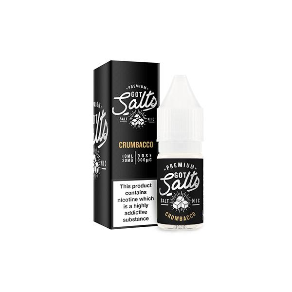 20MG Premium Got Salts 10ML Flavoured Nic Salts Nic Shots & Salts 9