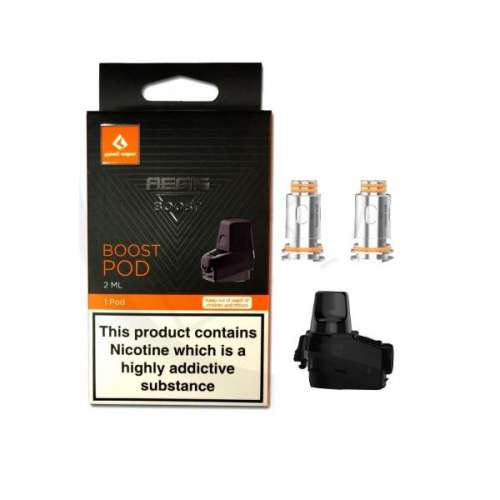 <a href="https://wvvapes.co.uk/geekvape-aegis-boost-replacement-pod-coil-included">Geekvape Aegis Boost Replacement Pod  (Coil Included)</a> Vaping Products