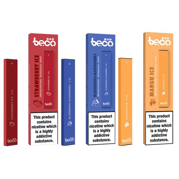 10mg Vaptio Beco Bar Disposable Vape Pod 3 for £10 - Disposable Vapes 7