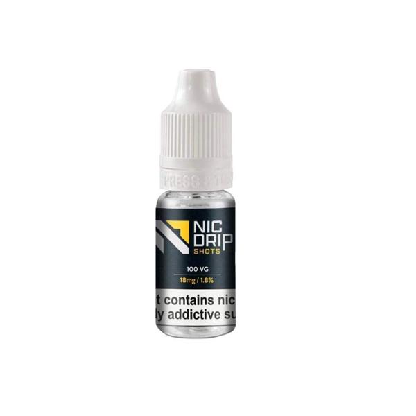 18mg Nic Drip Flavourless Nicotine Shot 10ml (100VG) Nic Shots & Salts 2