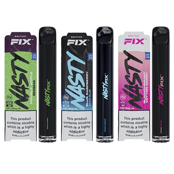 10mg Nasty Fix Disposable Vape Pod 675 Puffs 3 for £20 - Disposable Vapes 14