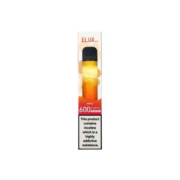 20mg Elux Bar Disposable Vape 600 Puffs 3 for £20 - Disposable Vapes 2