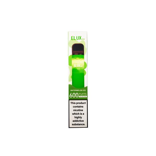 20mg Elux Bar Disposable Vape 600 Puffs 3 for £20 - Disposable Vapes 7