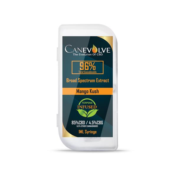 Canevolve 96% CBD Broad Specrum Cannabis Extract Syringe 1ml CBD Products 3