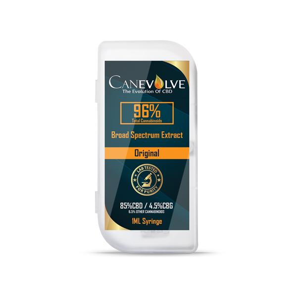 Canevolve 96% CBD Broad Specrum Cannabis Extract Syringe 1ml CBD Products 4
