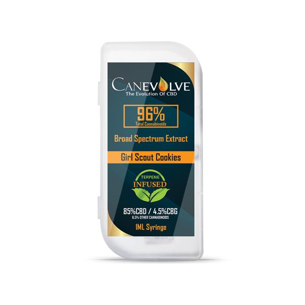 Canevolve 96% CBD Broad Specrum Cannabis Extract Syringe 1ml CBD Products 5