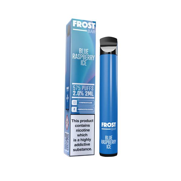 20mg Frost Bar Disposable Vape Kit 575 Puffs 3 for £20 - Disposable Vapes 2
