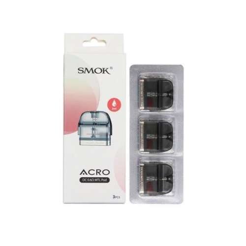 <a href="https://wvvapes.co.uk/smok-acro-2ml-dc-0-6%cf%89-mtl-replacement-pods">Smok ACRO 2ml DC 0.6Ω MTL Replacement Pods</a> Vaping Products