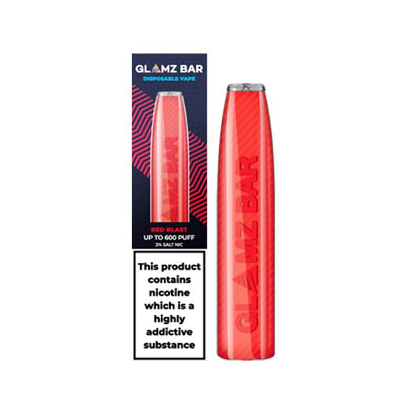 20mg Glamz Bar Disposable Vape Pen 600 Puffs Vape Kits 2