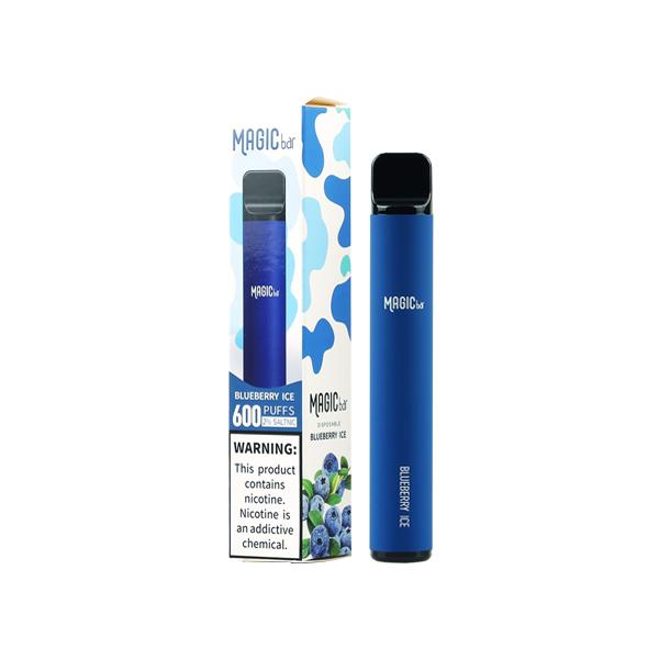 20mg Magic Bar Disposable Vape Pen 600 Puffs 3 for £20 - Disposable Vapes 6