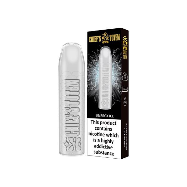 20mg Chief Of Vapes Totem Bar Disposable Pod Device 600 Puffs 3 for £20 - Disposable Vapes 7
