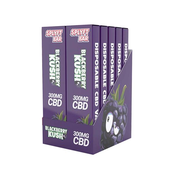 SPLYFT BAR 300mg Full Spectrum CBD Disposable Vape – 12 flavours Vape Kits 17