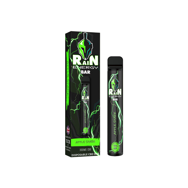 Rain Energy Bar 300mg CBD Disposable Vape Device 600 Puffs Vape Kits 4